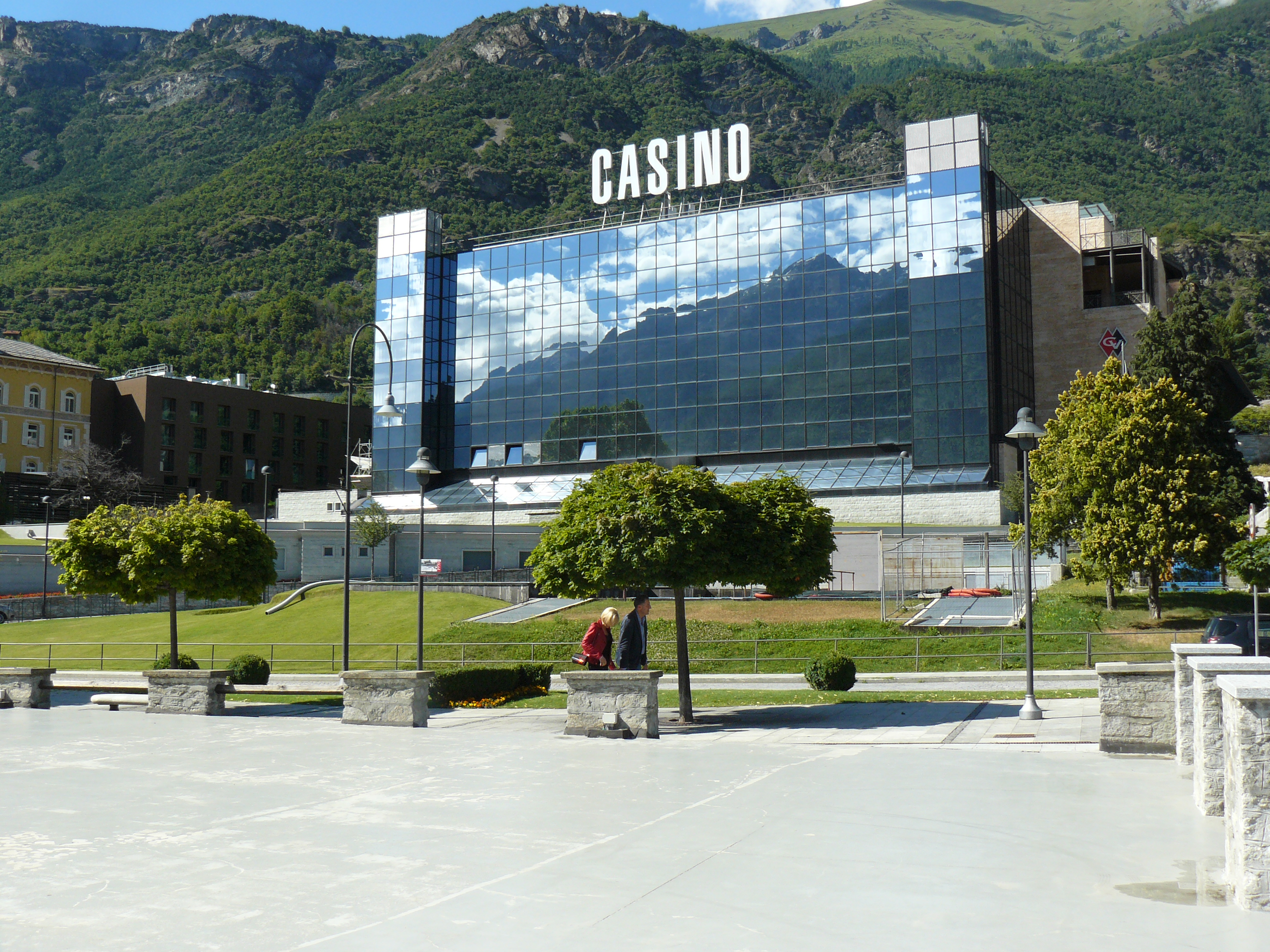 Casino in the middle of the Alps