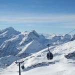Pila ski resort in the Alps