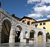 Piazza Cavalieri di Vittorio Veneto a Saint Vincent
